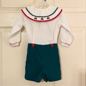 Robert Jacket Boys Christmas 2pc Jon Jon Outfit 2T